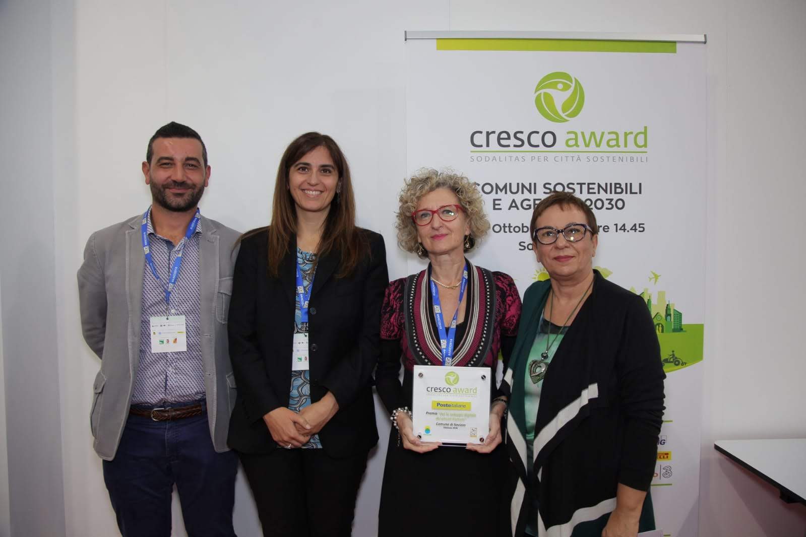 Cresco Award 2018 al comune di Sovizzo
